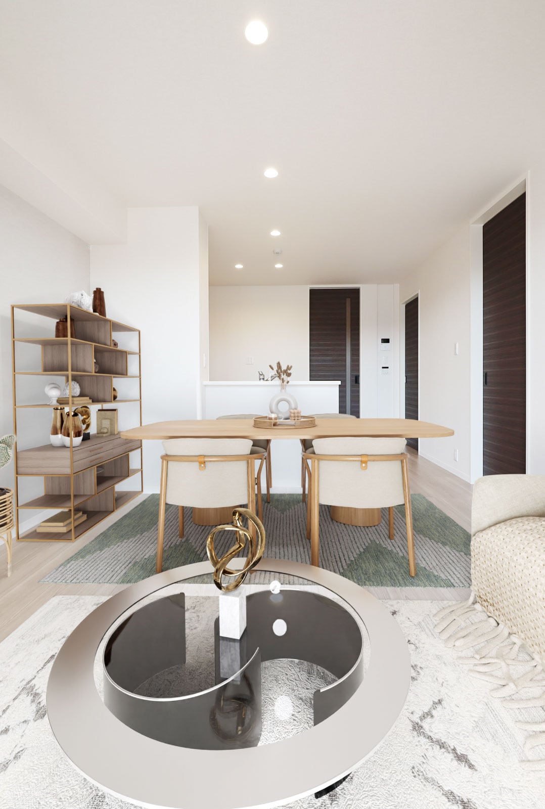 Atype Living Dining Kitchen ※家具・調度品はCG合成です。