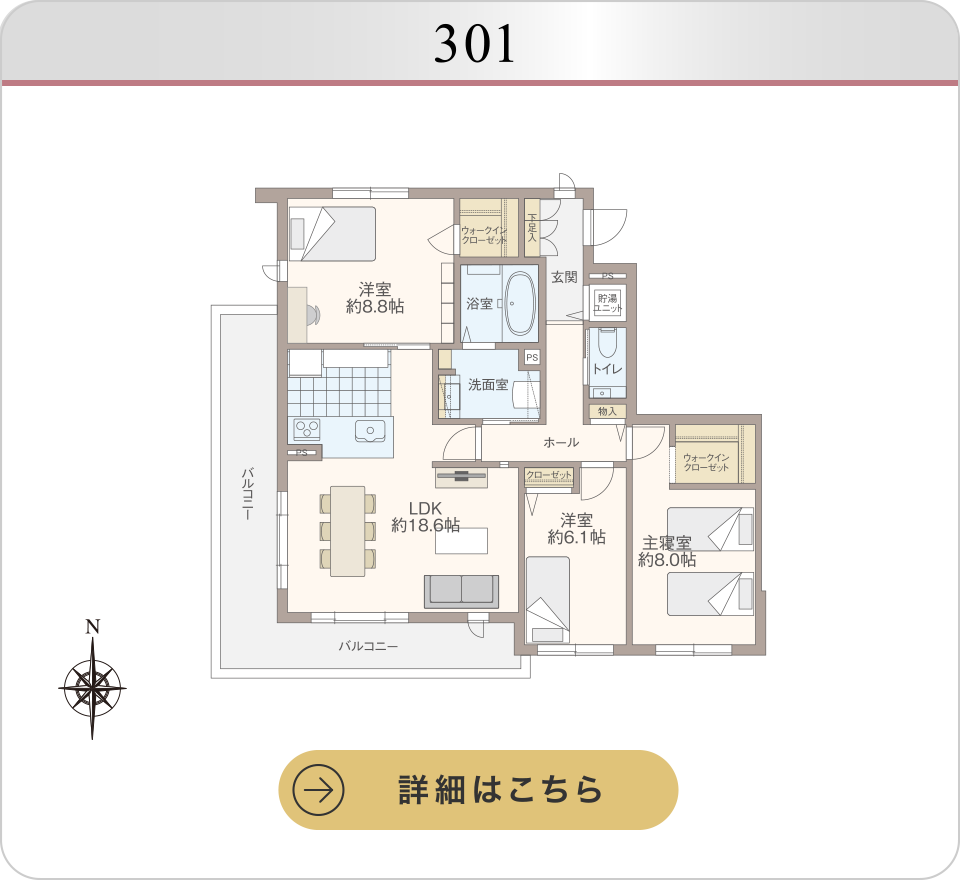 3LDKタイプ 301